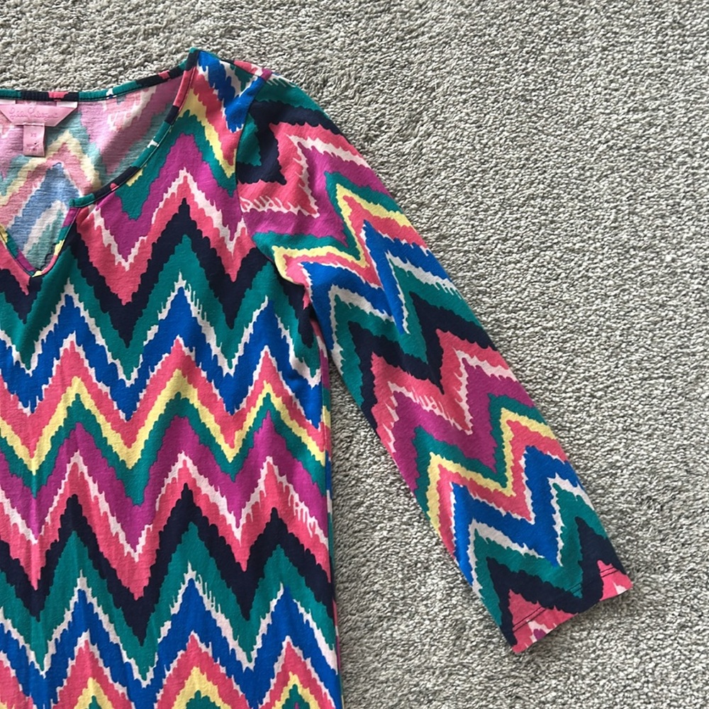 Lilly Pulitzer Gretchen Dress Hearts A Flutter - Picture 3 of 7